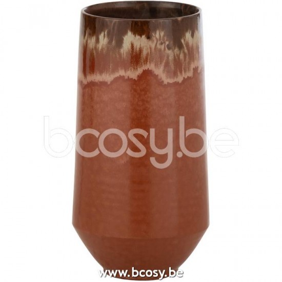 J Line Jline Vase Aline Long Ceramic Red S