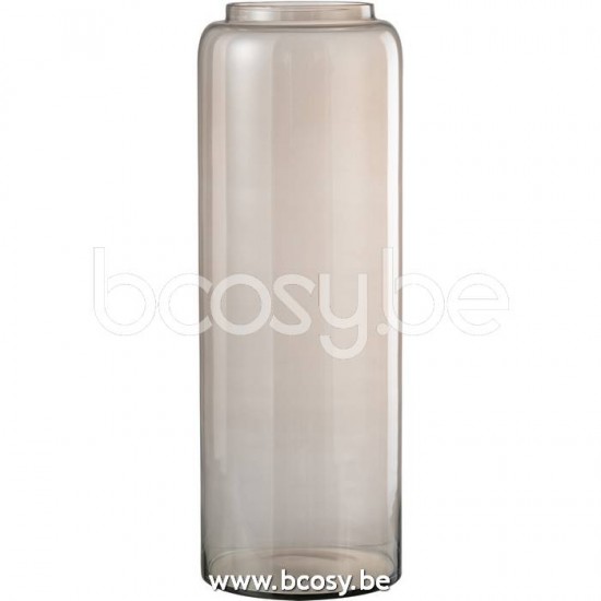 J Line Jline Vase Gerade Lang Glass Amber Large vases