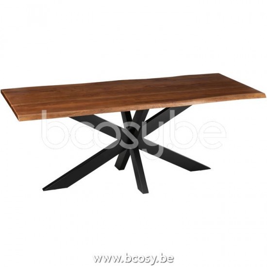 Jline Mesa Del Comedor Gerard Grande Madera Acacia Marron