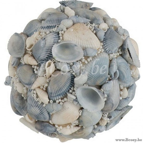 Jline Kugel Muscheln Hell Blau Large baelle kugeln.