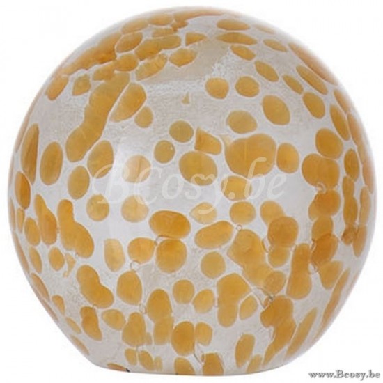 J Line Jline Paperweight Dot Glass Yellow Small paper holders