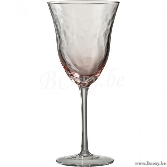 J Line Jline Weinglas Unregelmäßig Glas Rosa weinglas weinglaeser