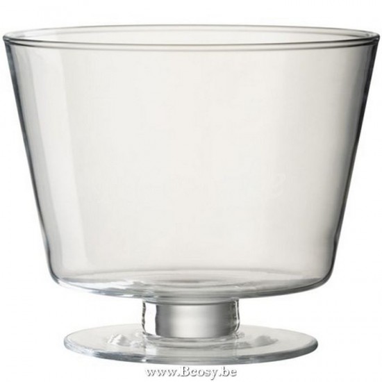 J Line Jline Vase Olivia Transparant Glass