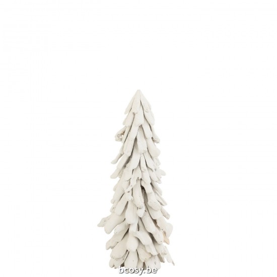 J Line Tree Snow Driftwood White Large x mas christmas trees on foot.
