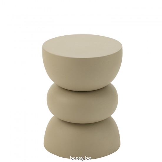 J Line Side Table Lise Iron Ivory nested side tables sidetables.