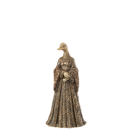 J Line Lady Bird Resin Antique Gold fantasy pictures.