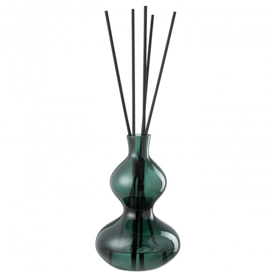 Jline Duftspender Cedar Breeze Glas Dunkel Grün Large duftspray blum glas.