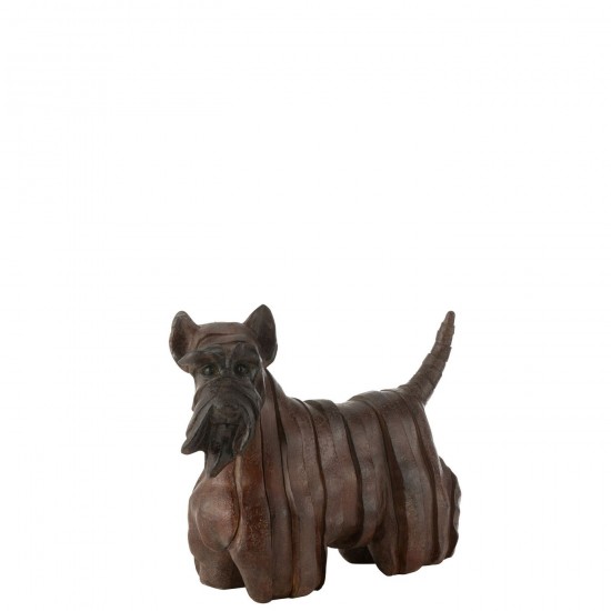 J Line Dog Scottish Terrier Modern Resin Brown Small Animals.