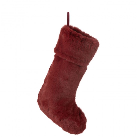 J Line Hanger Stocking Cutie Polyester Burgundy pendants.
