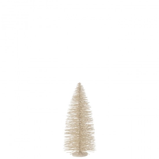 J Line Christmas Tree Deco Glitters Wood White Large x mas christmas trees on foot.