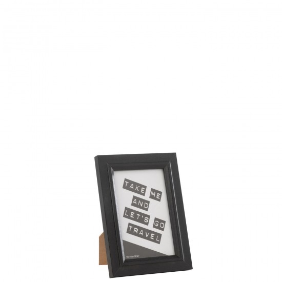Jline Fotorahmen Bob Mdf Schwarz Small Fotorahmen Einzeln einzelne Fotorahmen.