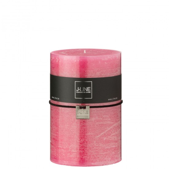 J Line Cylinder Candle Pink Extra Large 95H candles.
