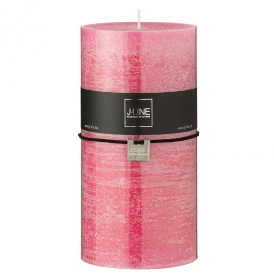 J Line Cylinder Candle Pink Extra Extra Large 150H candles.