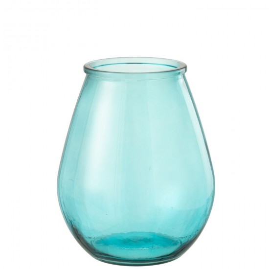 Jline Vase Egg Glass Aqua Large Große Vasen hohe Vasen.