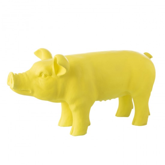 J Line Pig Outdoor Mgo Yellow pigs.