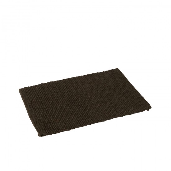 J Line Placemat Rectangle Jute Dark Brown place mats.