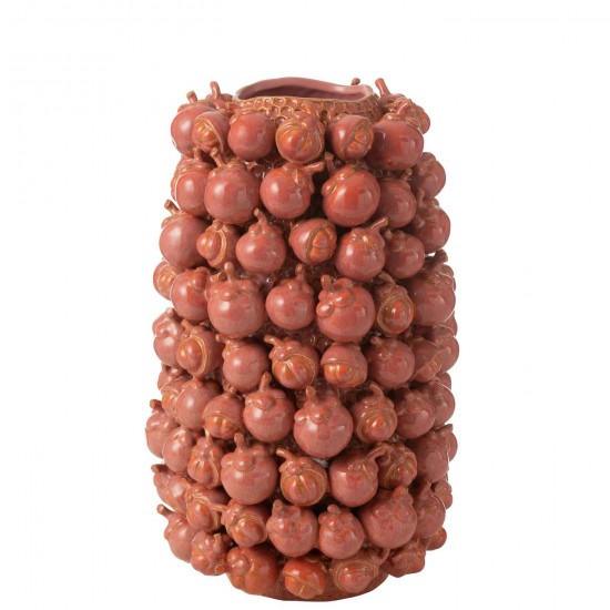 Jline Vase Botanica Ton Kupfer Rosa Large vases.