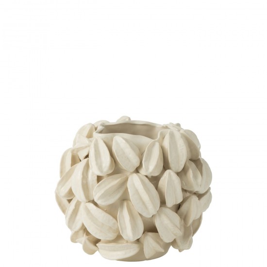 Jline Vase Botanica Kakao Breit Ton Beige vases.