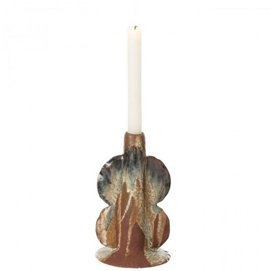 Jline Vase Kerzenhalter Naga Keramikut Rost Braun vases.