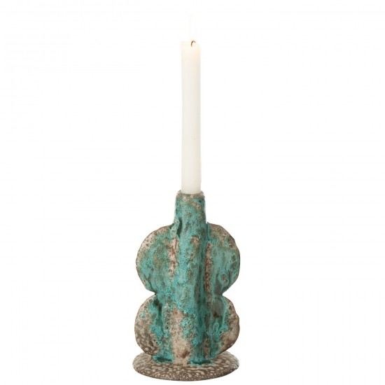 Jline Vase Kerzenhalter Naga Keramikut Azur Braun vases.