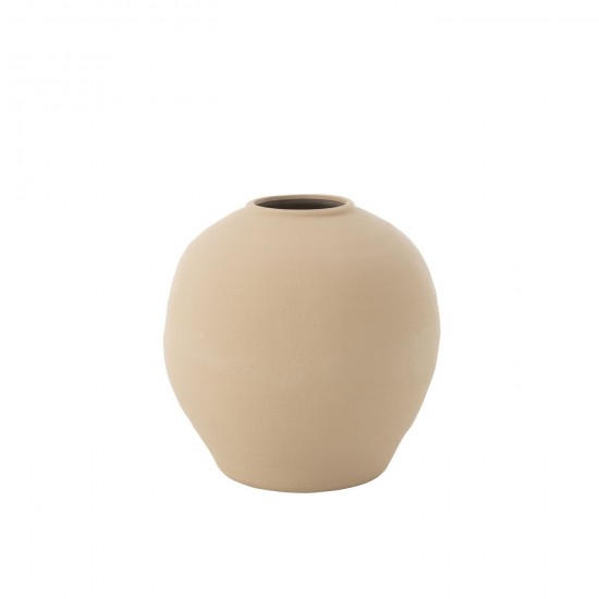 J Line Vase Cassia Round Clay Natural Large large vases Tall vases High vases.