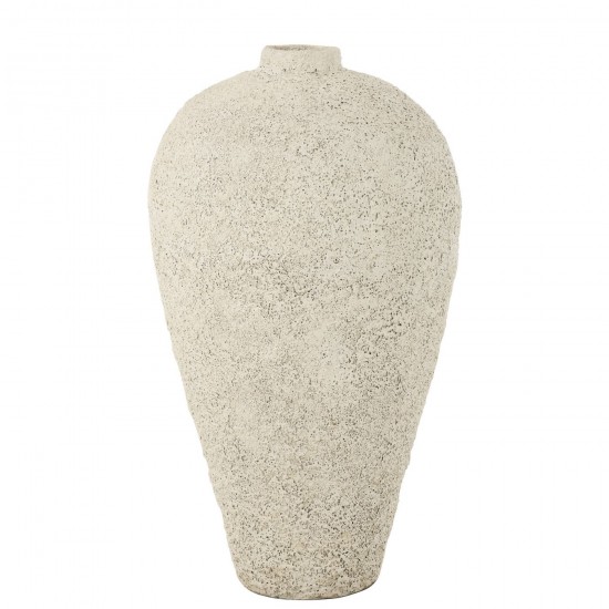 Jline Vase Pot Antique Cement White Vasen.