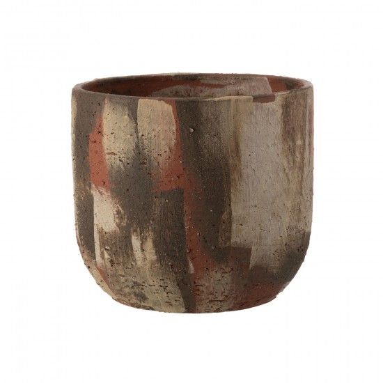 J Line Flowerpot Miltos Ceramic Mix Extra Large flowerpots.