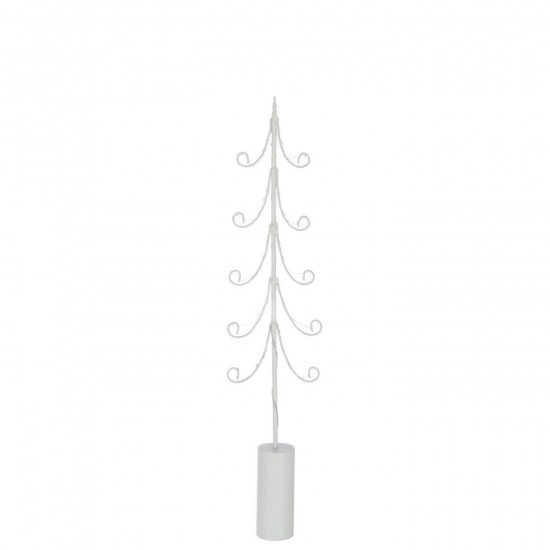 Jline Árbol Led Base De Cilindro Plancha Blanco Large.