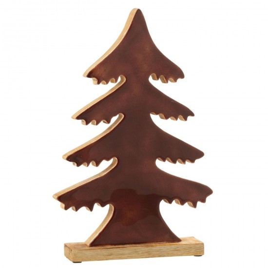 Jline Kiefer Auf Fuß Mango Holz Naturell Braun Large weihnachtsbaum weihnachtsbaeume.