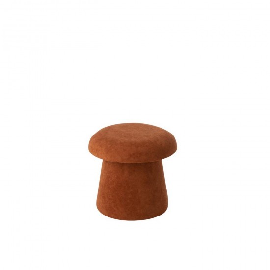 J Line Sgabello Fungo Mdf Terracotta Small Taburete Seta Mdf Terracota Small.
