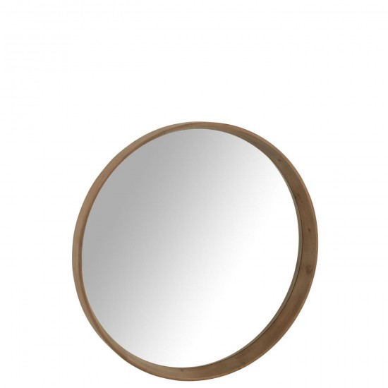 Jline Espejo De Pared Wall Mirror L Madera De Abeto Beige Claro Large.