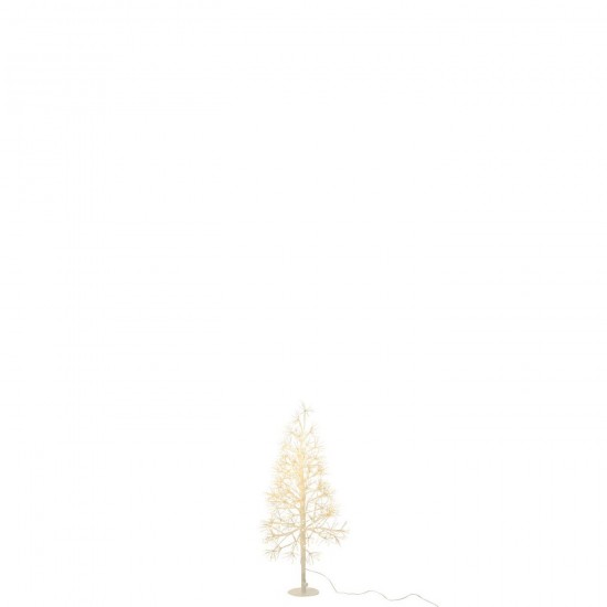 Jline Árbol Led Luces Blancas Cálidas Plancha Blanco Small.
