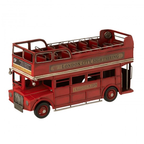 Jline Bus Antik Metall Rot Objekte.