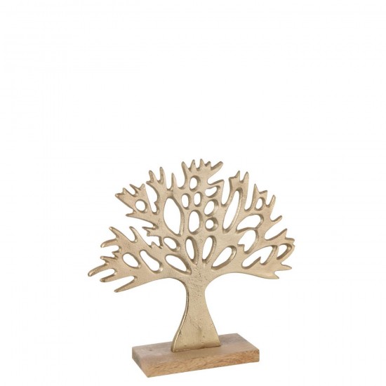 J Line Tree Aluminium Champagne Colored Large.