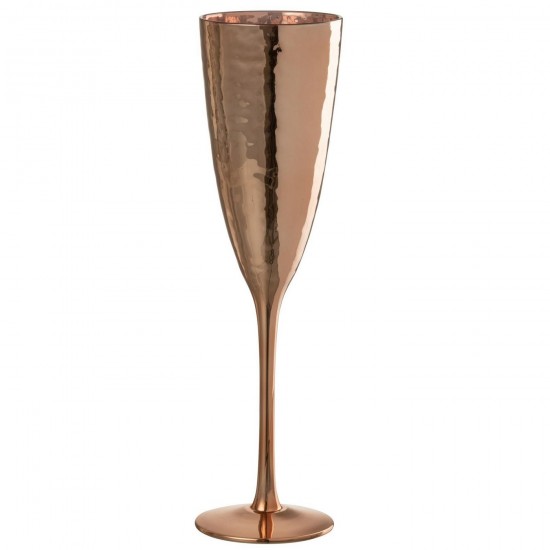 Jline Champagnerglas Spiegel Glas Kupferfarben Trinkglas trinkgläser.