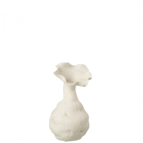 J Line Vase Helix Ceramic White Small large vases Tall vases High vases.