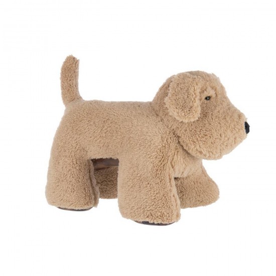 J Line Doorstop Dog Polyester Beige doorstops.