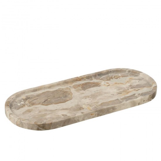 J Line Tray Marble Beige serving trays.