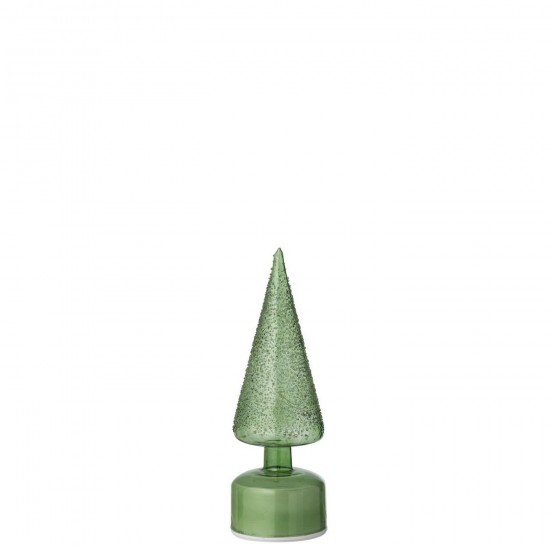J Line Albero Led Girevole Vetro Verde Small Árbol Led Girando Vidrio Verde Small.
