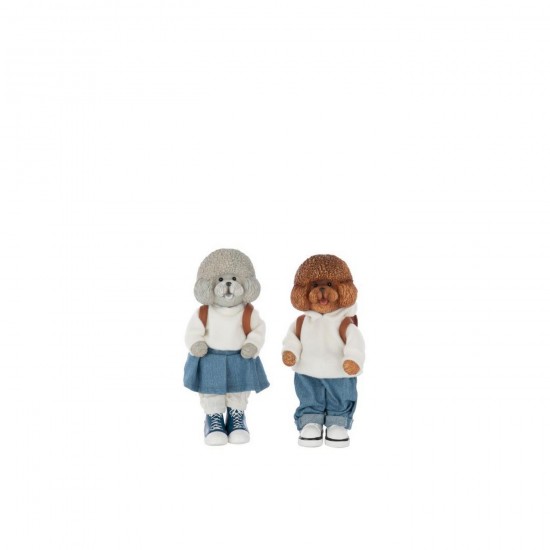 Jline Pudel Kleindung Tasche Polyresin Mehrfarbig Small Sortiert 2.