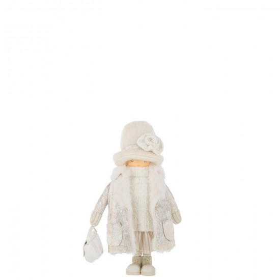 J Line Girl Bag Polyester Off White Small girls.