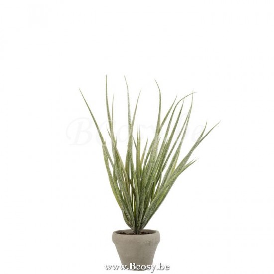 J Line Jline Grass In Pot Glitter Plastic Green ornamental grasses