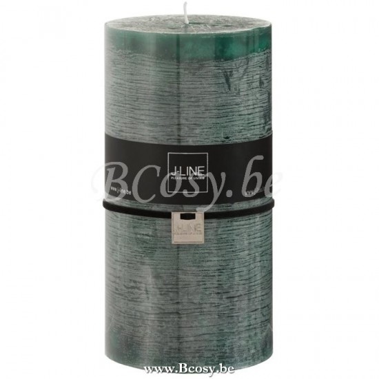 J Line Jline Cylinder Candle Dark Green Xxl 140H cylindric candles