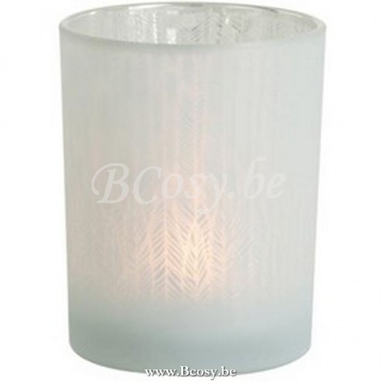 J Line Jline Hurricane Feather Glass White Medium lanterns hurricanes