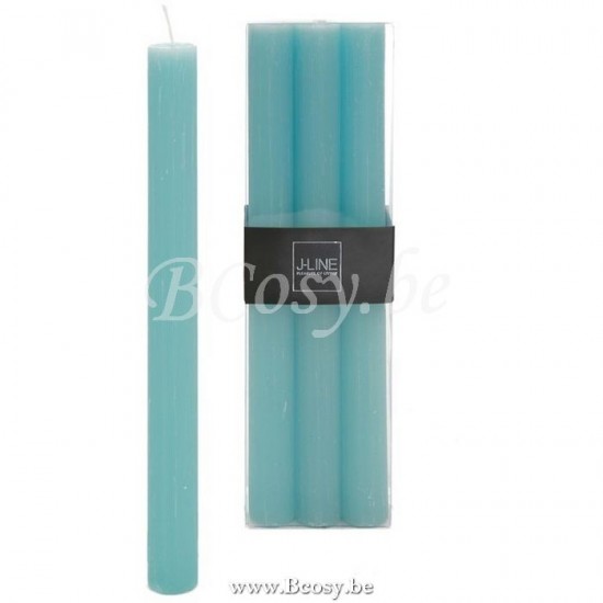 J Line Jline Box 6 Table Candle Azure 13H candles