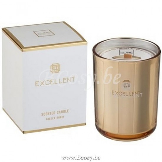 J Line Jline Duftkerze Excellent Golden Honey Gold Small 50 Stunden aroma kerzen