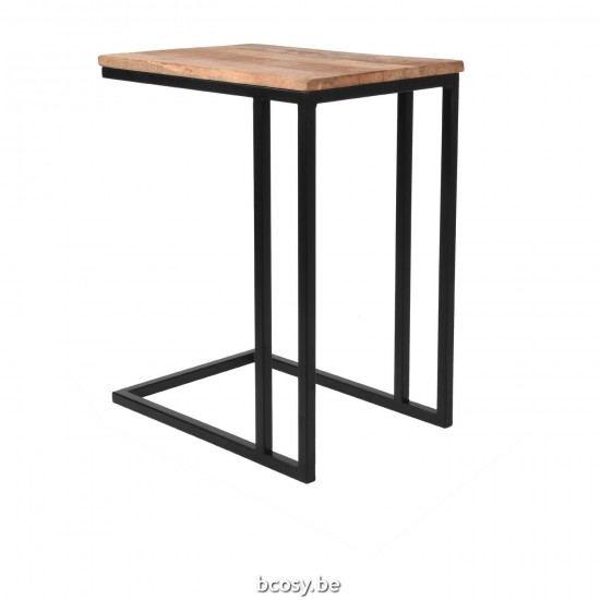LABEL51 Bijzettafel Move - Rough - Mangohout.