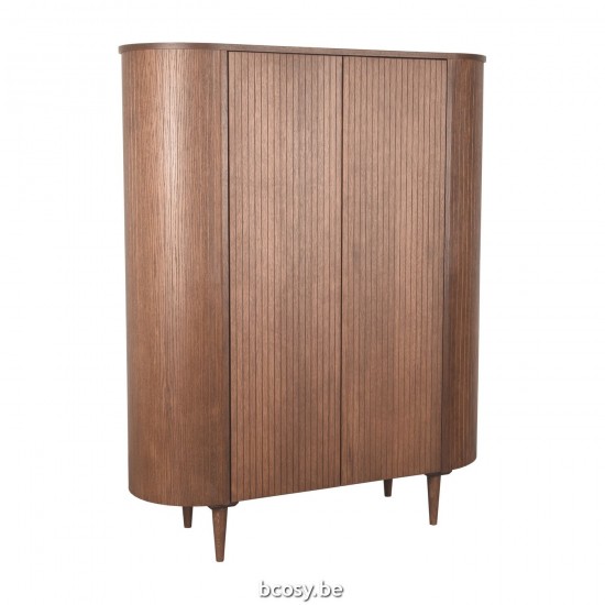 LABEL51 Bergkast Oliva Walnoot Eiken 125 cm.