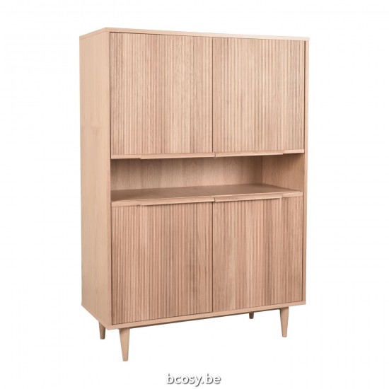 LABEL 51 Armoire de rangement Jule Naturel Chêne.