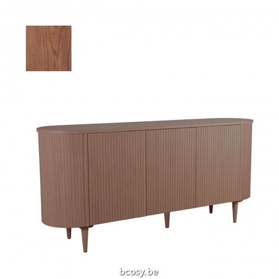 LABEL51 Buffet 180 cm Oliva Noyer Chêne.